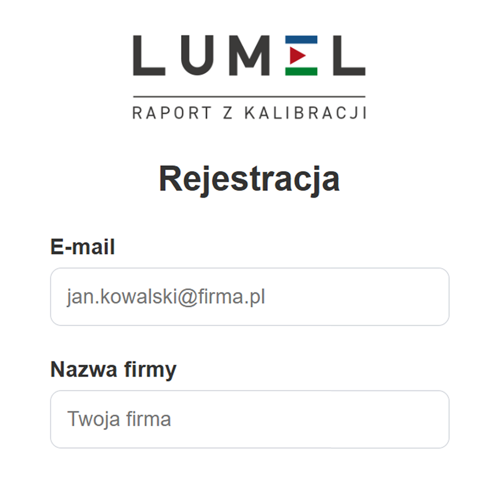 Raporty z kalibracji urządzeń